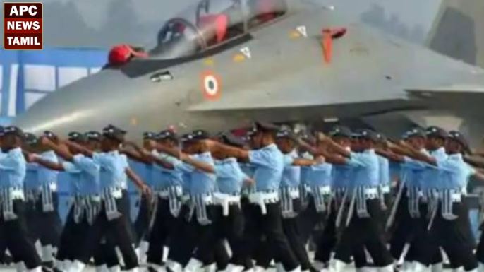 இந்திய விமானப் படையின் 93வது ஆண்டு தின விழா…கோலாகலத்துடன் கொண்டாட்டம்…