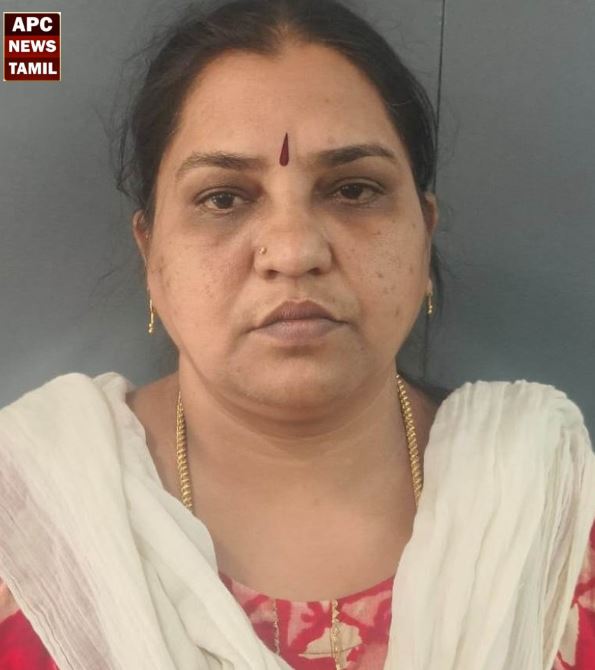 நிலமோசடி வழக்கில் தலைமறைவாக இருந்த பெண் கைது….