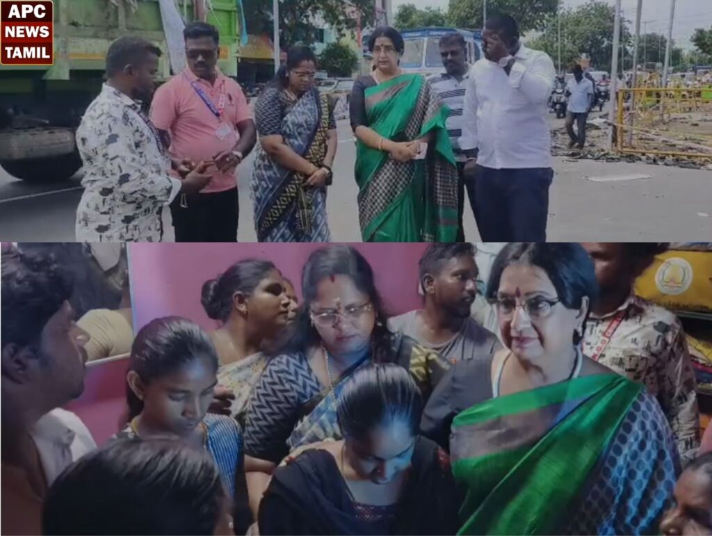 கரூர் துயரச் சம்பவத்திற்கு நேரில் சென்று ஆறுதல் கூறிய பிரபல நடிகை….