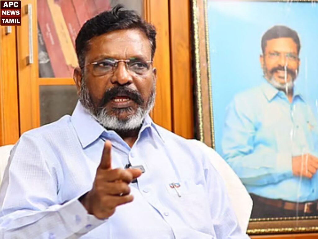 கரூர் பேரவலம்…விஜய்யின் கருத்துக்கு திருமாவளவன் கடும் கண்டனம்…