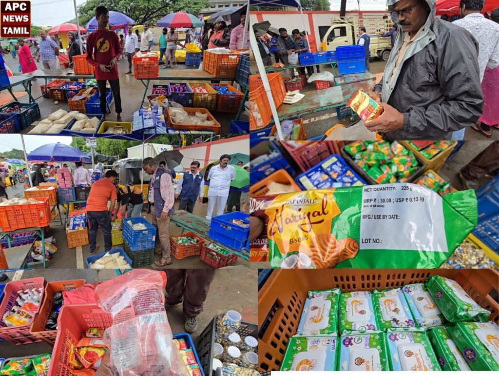 காலாவதியான குழந்தைகளின் தின்பண்டங்கள்… மூட்டை மூட்டையாக பறிமுதல்…