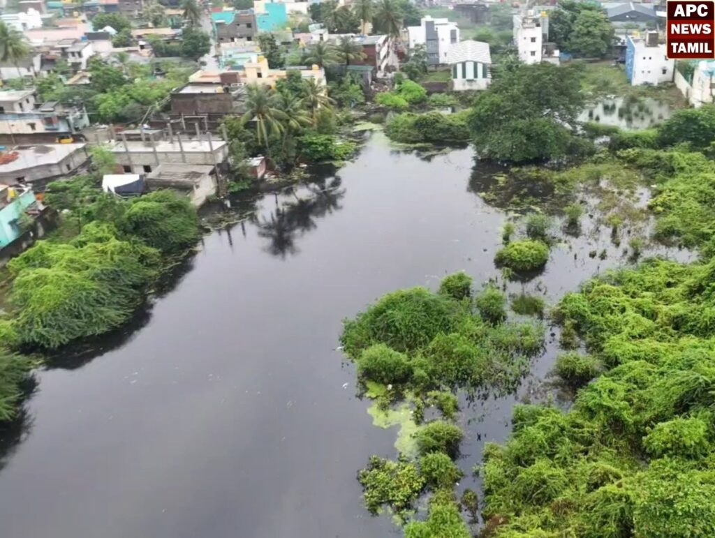 கொட்டித் தீர்த்த கன மழை…கருப்பு நிறமாக மாறிய கல்குவாரி... பொதுமக்கள் அதிர்ச்சி…