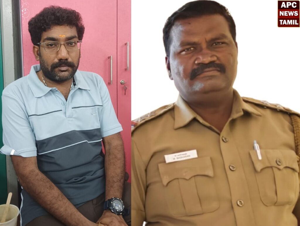 திருவள்ளூரில் லஞ்சம் பெற்ற காவல் சிறப்பு உதவி ஆய்வாளர் உட்பட 2 பேர் கைது …