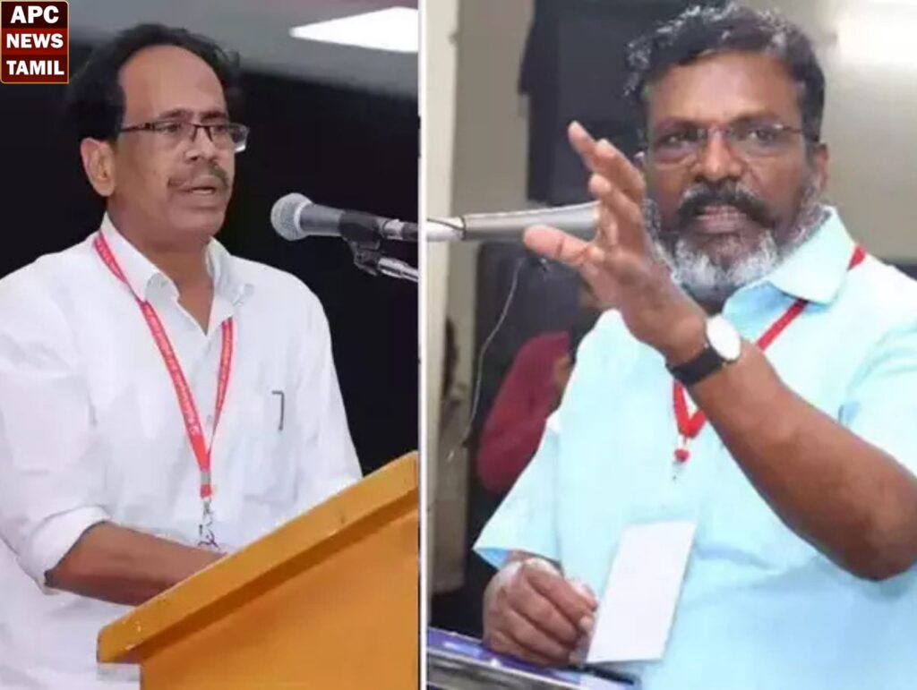 தொல் திருமாவளவன் மீது சாதிவெறி சக்திகள் குறி வைத்துள்ளதா?- மு.வீரபாண்டியன் கண்டனம்