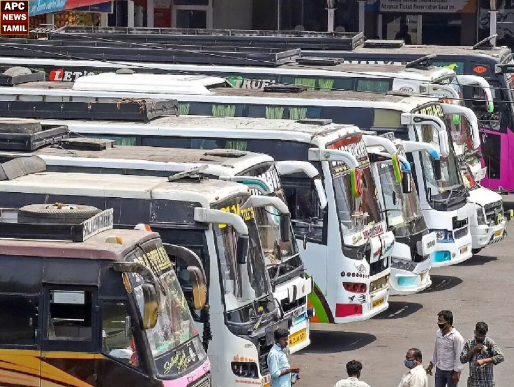 தீபாவளி பண்டிகை முன்னிட்டு தாறுமாறாக உயர்ந்த பேருந்து கட்டணம்…