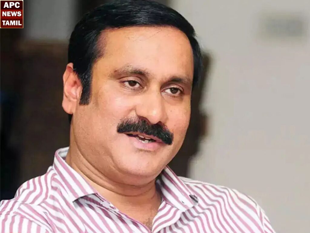 “சீனி சக்கரை சித்தப்பா என்று  ஏட்டில் எழுதி நக்கினால் இனிக்காது“ – அன்புமணி நய்யாண்டி