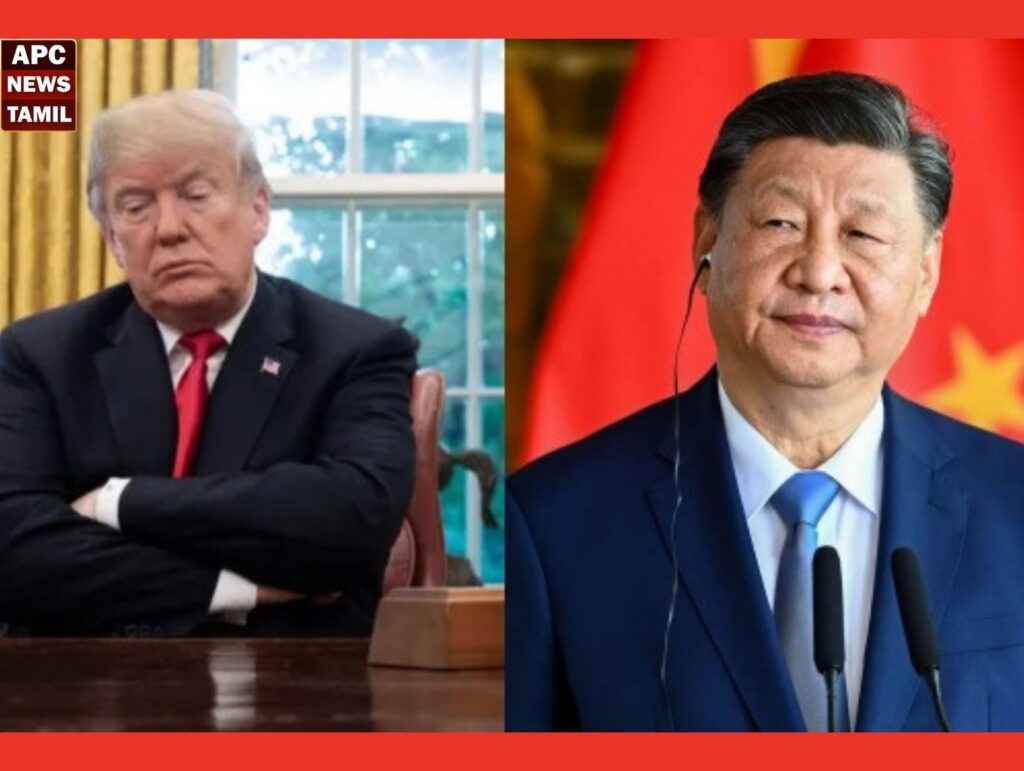 அமெரிக்கா-சீனா வர்த்தகப் போர் தீவிரம்…சீன பொருட்களுக்கு கூடுதல் 100% வரி விதித்த டிரம்ப்…