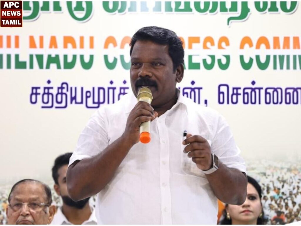 தினமும் போலி வெடிகுண்டு மிரட்டலால் சமூகத்தில் பதற்றத்தை ஏற்படுத்துகிறது - செல்வப்பெருந்தகை