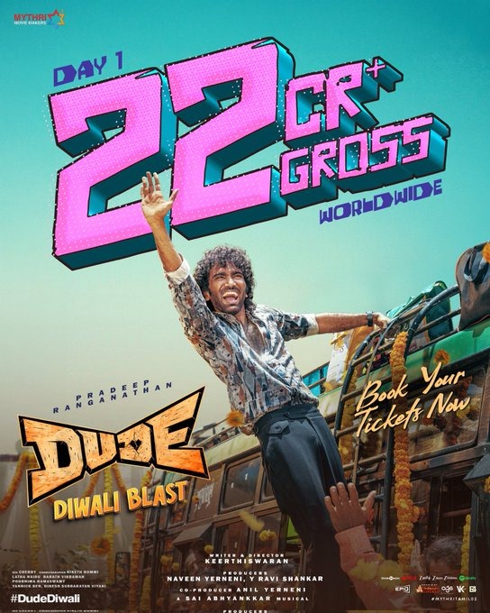 'டியூட்' படம் தான் நம்பர் 1.... தயாரிப்பாளர் பேட்டி!