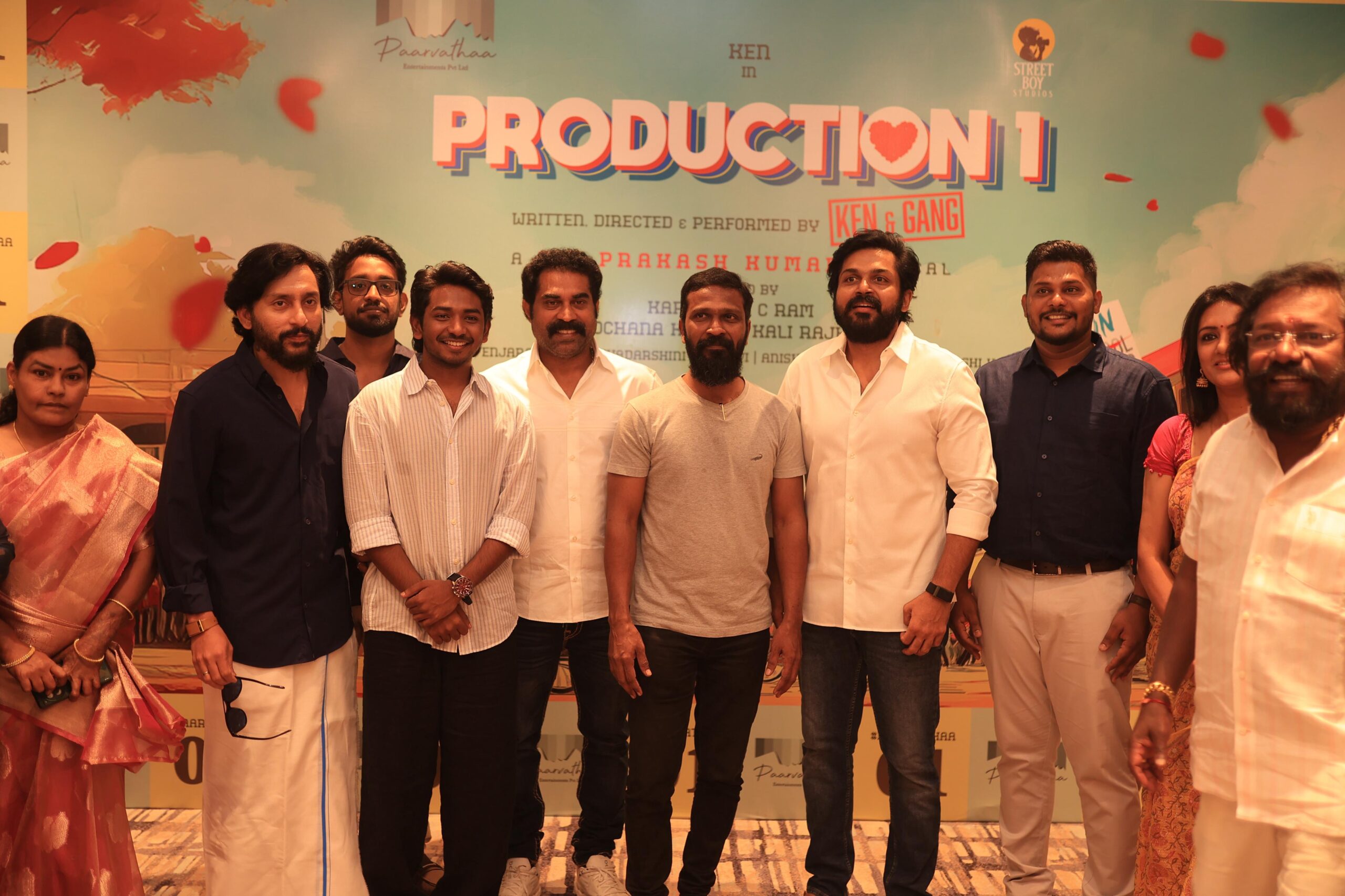 கென் கருணாஸ் இயக்கி, நடிக்கும் புதிய படத்தின் படப்பிடிப்பு பூஜையுடன் தொடங்கியது!