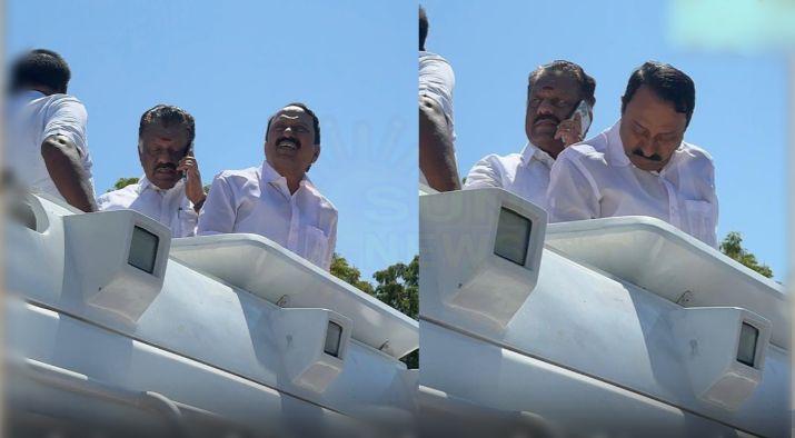 ஓபிஎஸ் - செங்கோட்டையன் ஒரே காரில் பயணம்..!!