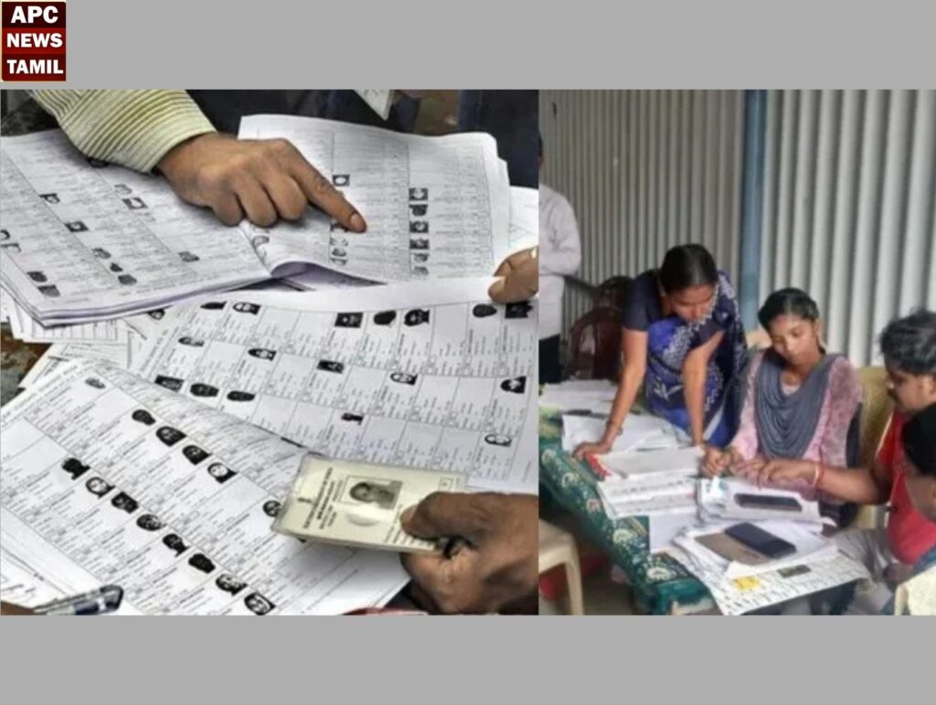 சிறப்பு தீவிர திருத்தம் (SIR) பணிகளில் தொடரும் குளறுபடி….