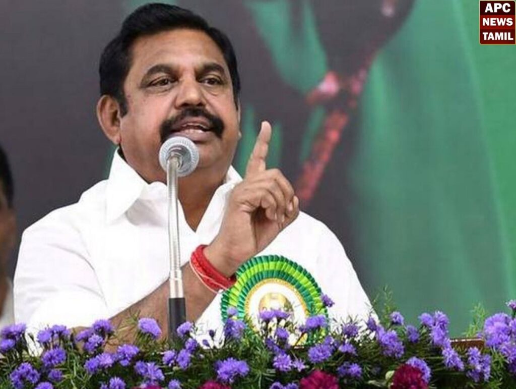 ஆம்னி பேருந்து பிரச்சனையில் தீர்வுக் காண வேண்டும் – எடப்பாடி வலியுறுத்தல்