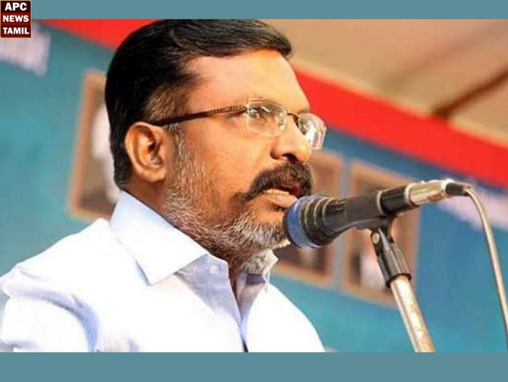 மக்களின் குடியுரிமையைப் பறிக்கும் கூட்டு சதி தான் SIR (வாக்காளர் தீவிர திருத்தச் சட்டம்) – தொல்.திருமாளவன் ஆவேசம்