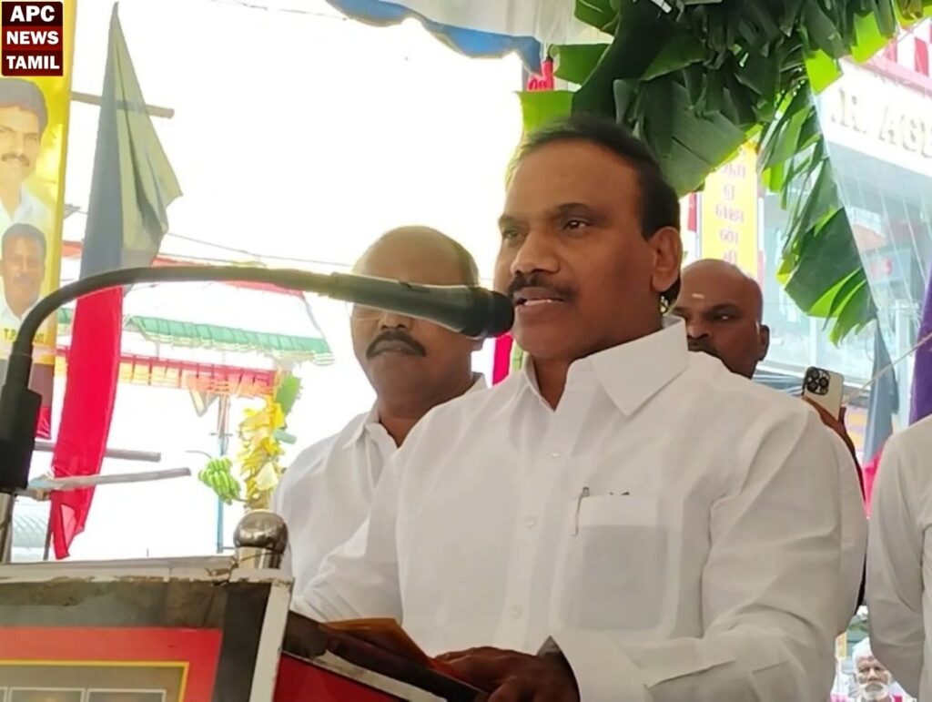 எதிர்காலத்தில் கட்சி மற்றும் ஆட்சித் தலைமையை கையாளக்கூடிய இளம் தலைவர் உதயநிதி ஸ்டாலின் - ஆர்.ராசா புகழாரம்