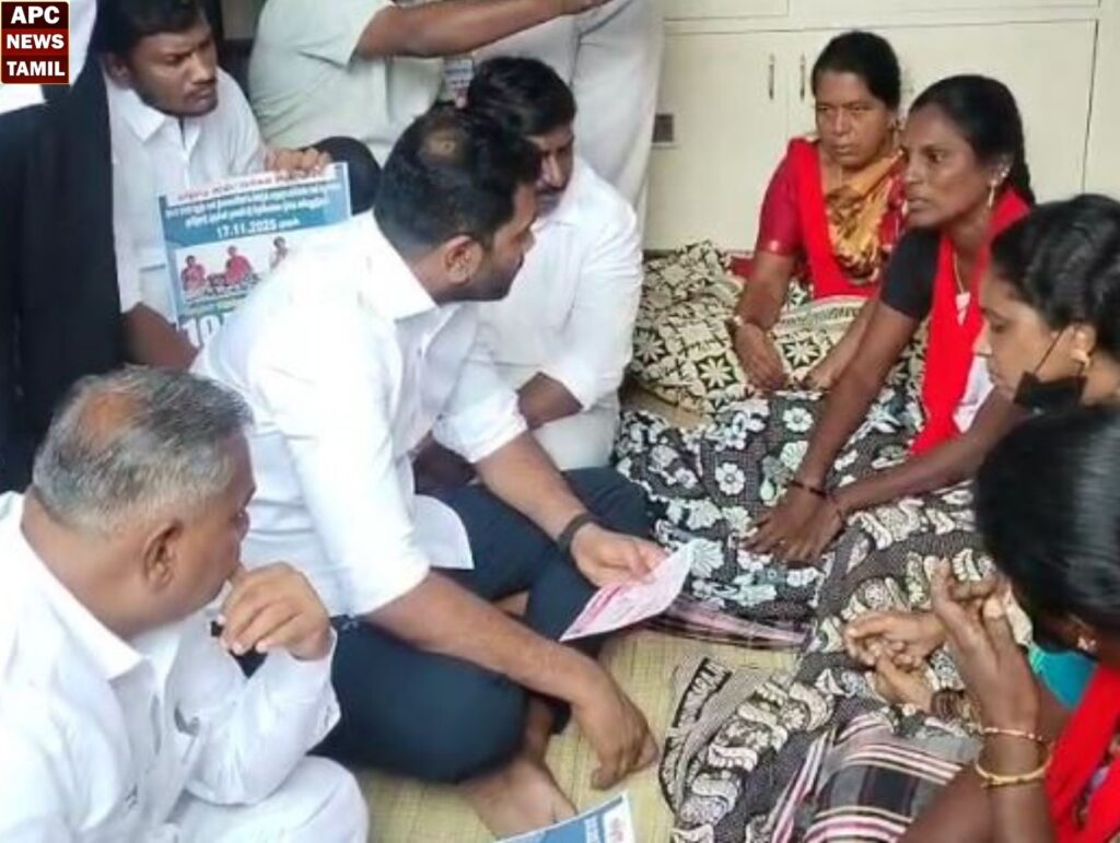 தூய்மை பணியாளர்களுக்கு ஆதரவாக இடதுசாரி கட்சிகள், வி.சி.க முன் வர வேண்டும் – ஆதவ் அர்ஜூனா வலியுறுத்தல்