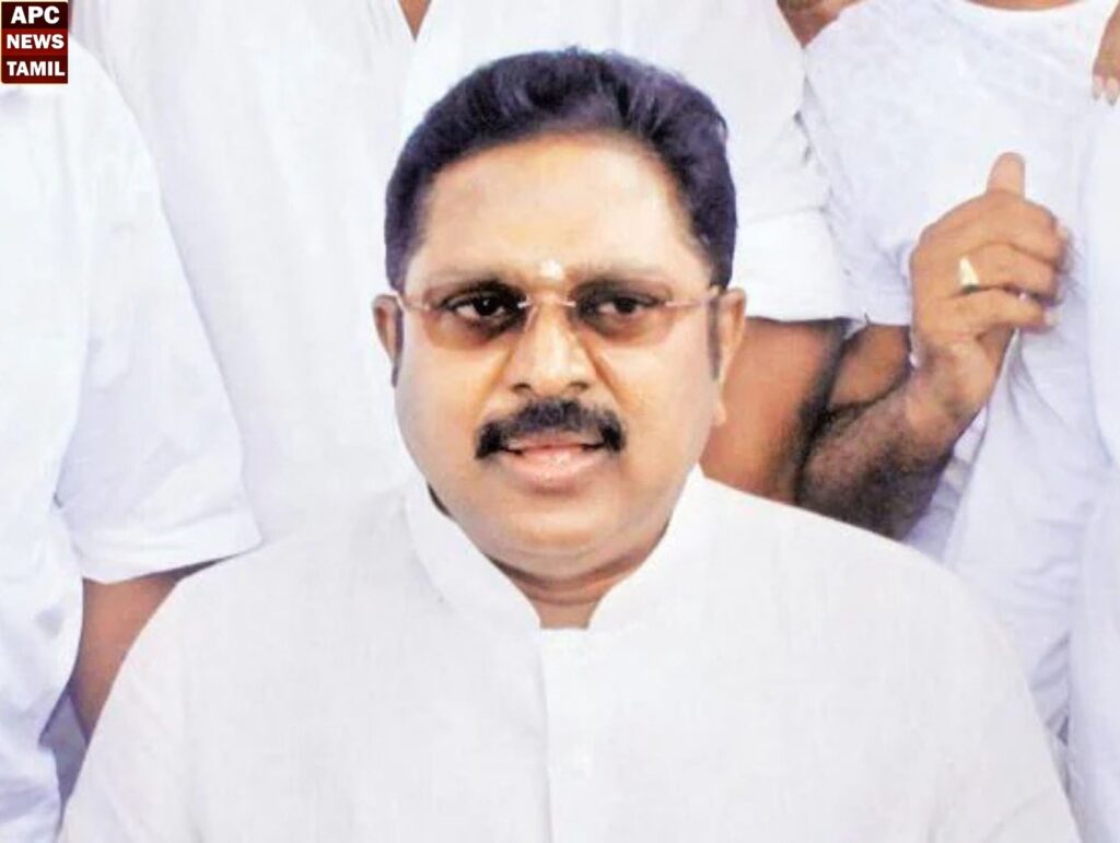 சாயப்பட்டறை ஆலை அமைக்கும் முடிவை அரசு கைவிட வேண்டும் – டி.வி தினகரன் வலியுறுத்தல்