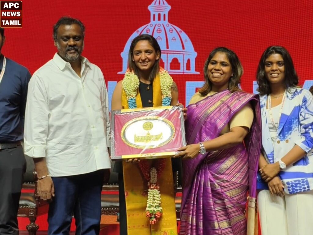 ”கப்பு முக்கியம் பிகிலு” -  அரங்கத்தை அதிரவிட்ட  ”ஹர்மன்பிரீத் கவூர்”