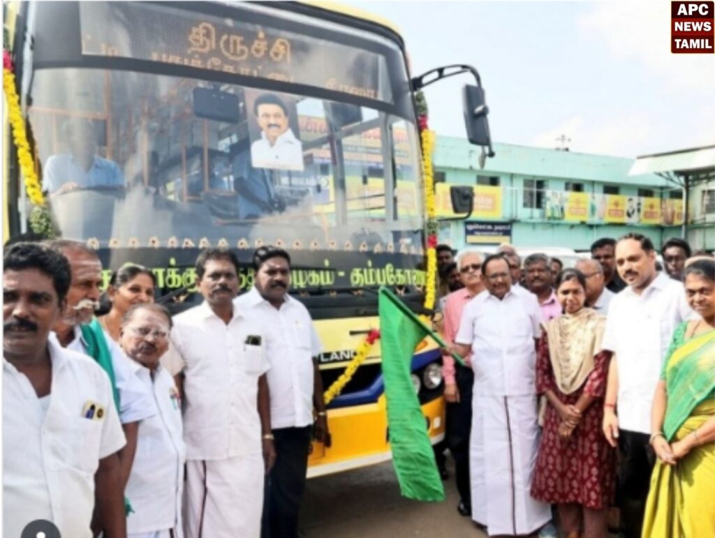 புதுக்கோட்டையில் புதிய பேருந்து சேவைகள் தொடக்கம்…..