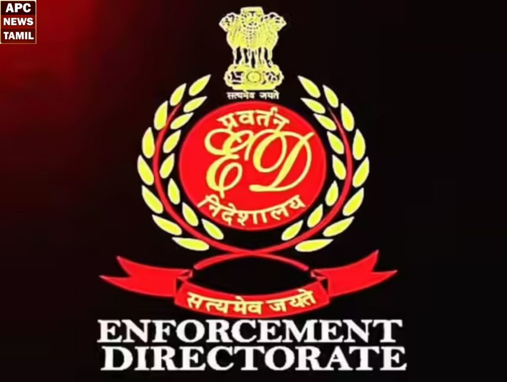 சென்னையில் அமலாக்கத்துறையினர் அதிரடி ரெய்டு…