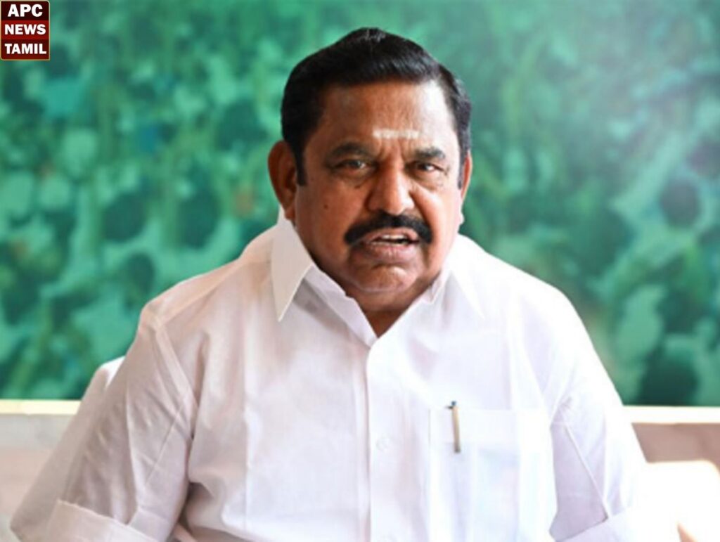 பள்ளி மாணவியைக் கொலை செய்த குற்றவாளிக்கு சட்டப்பூர்வ தண்டனை வழங்க முதல்வர் உறுதி செய்ய வேண்டும் - எடப்பாடி