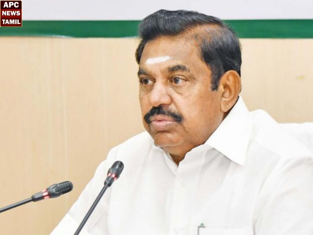 சுயநல நோக்கோடு செயல்படும் திமுக…வருகின்ற தேர்தலில் மக்கள் பாடம் புகட்டுவார்கள் – எடப்பாடி பழனிச்சாமி ஆவேசம்