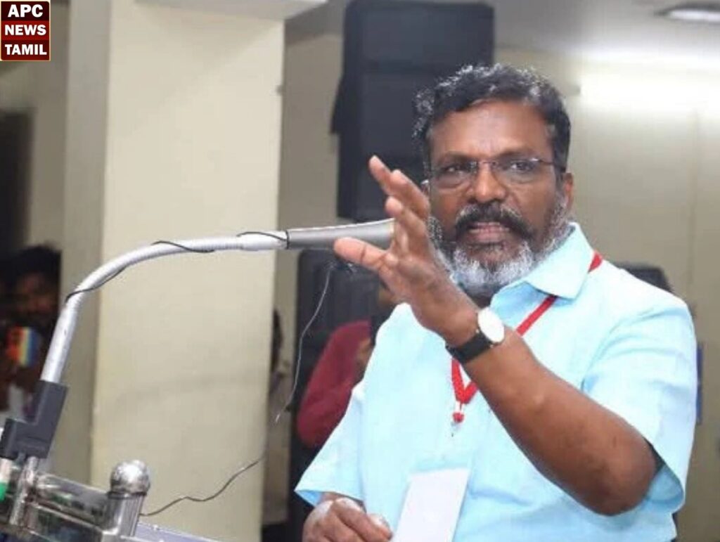 வாக்காளர் சிறப்பு தீவிர திருத்தம் (SIR) – தேர்தலை இலக்கு வைத்து உள்நோக்கத்துடன் SIR பணிகளை மேற்கொள்வதாக திருமாவளவன் குற்றச்சாட்டு