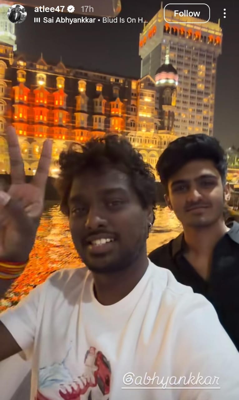 அட்லீயின் இன்ஸ்டா ஸ்டோரி.... பிரம்மாண்ட படத்தின் அப்டேட்டுக்காக காத்திருக்கும் ரசிகர்கள்!