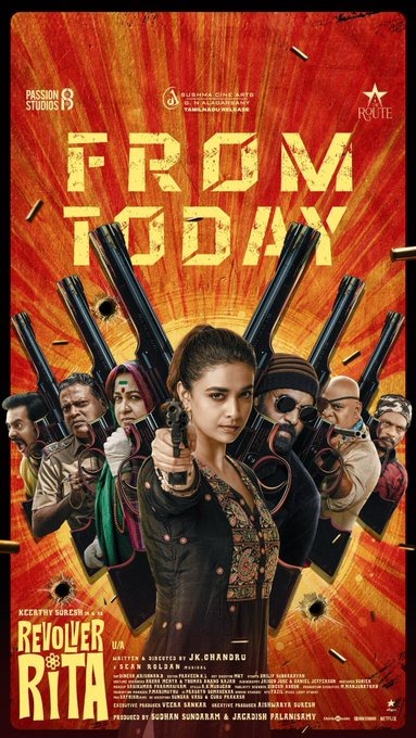 டைமிங் காமெடியில் கலக்கும் கீர்த்தி சுரேஷ்.... 'ரிவால்வர் ரீட்டா' படத்தின் ட்விட்டர் விமர்சனம்!