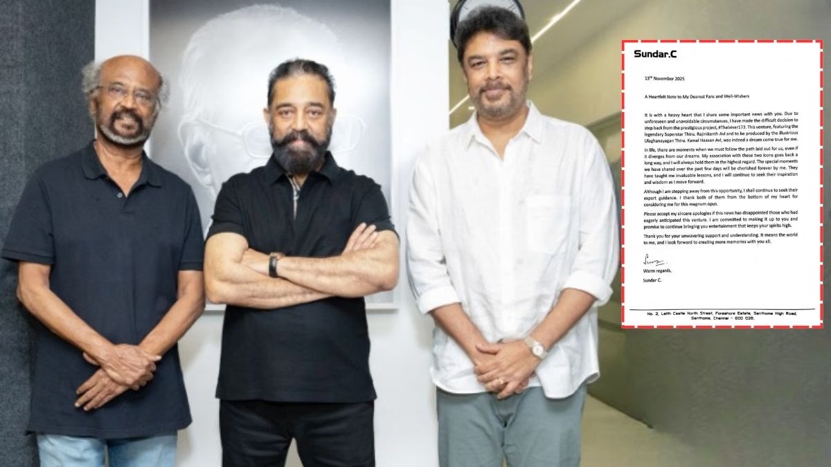 'தலைவர் 173' படத்தில் இருந்து சுந்தர்.சி விலகியதற்கான காரணம் என்ன?.... இணையத்தில் பரவும் தகவல்!