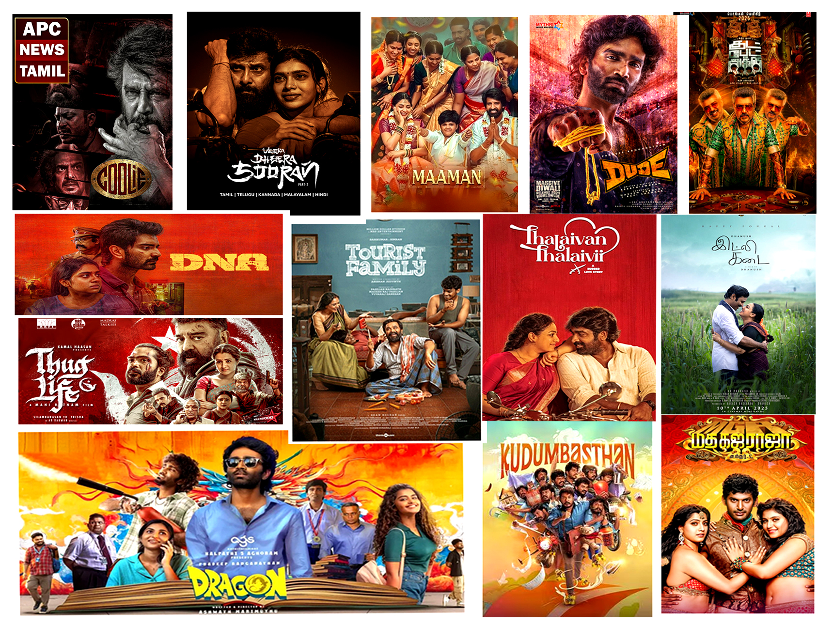 2025 ரீவைண்ட்: தமிழ் சினிமாவின் வெற்றிப் பயணம்