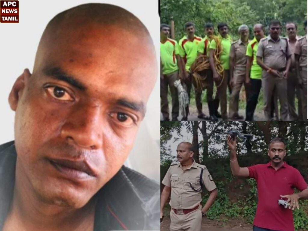 
1000 அடி உயரமுள்ள மலை உச்சியில் பதுங்கிய ரவுடி… 10மணி நேர போராட்டத்திற்கு பின் கைது…
