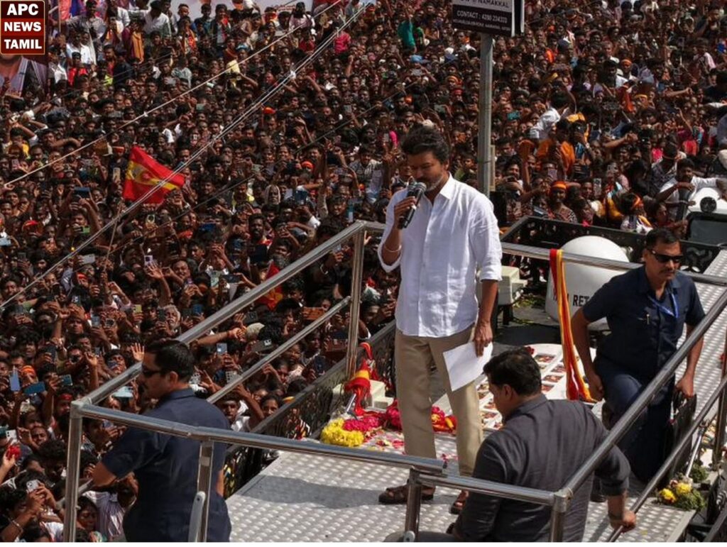 ஈரோட்டில் இன்று விஜயின் மக்கள் சந்திப்பு கூட்டம்
