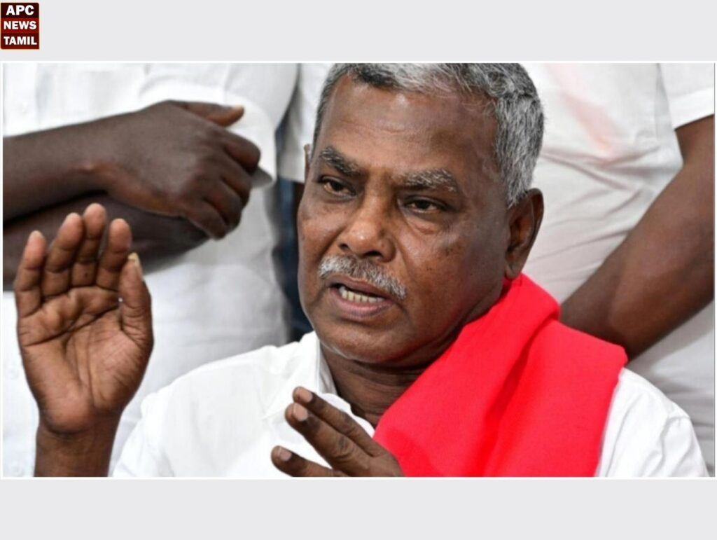 திருப்பரங்குன்ற விவகாரம்…நீதிமன்ற தீர்ப்புக்கு தடைவிதிக்க வேண்டும் – சண்முகம் வலியுறுத்தல்