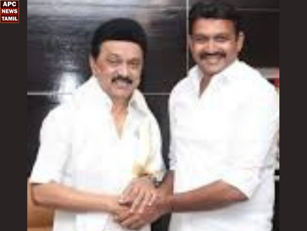 இலங்கை மக்கள் போராடும் நேரத்தில் உதவிய முதல்வருக்கு நன்றி - செந்தில் தொண்டைமான்