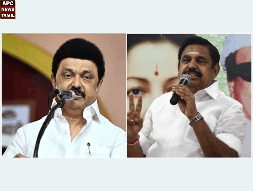 உங்களது அரசியல் வாழ்க்கையின் முடிவுரையை நீங்களே எழுதிக் கொள்கிறீர்கள் – எடப்பாடிக்கு முதல்வா் பதிலடி