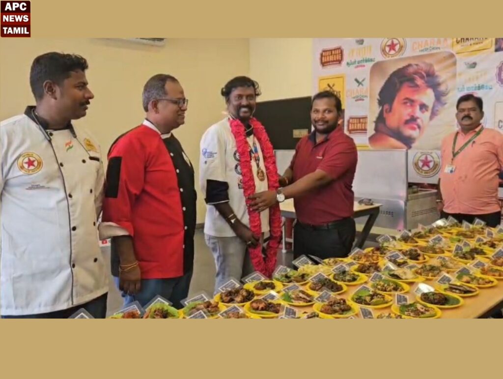 49 நிமிடத்தில் 75 சிக்கன் வெரைட்டிகளை செய்து அசத்திய ரஜினி ரசிகர்!!