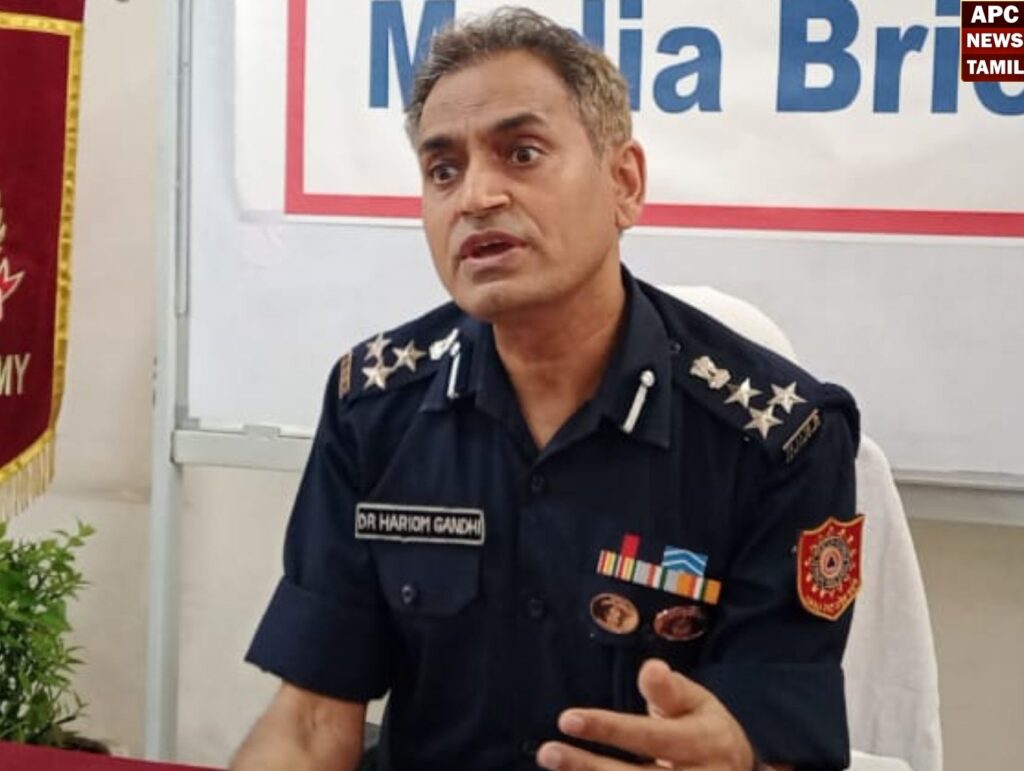 சென்னைக்கு தேவைப்பட்டால் கூடுதலாக தேசிய பேரிடர் மீட்பு குழுக்கள் வர வைக்கப்படும் - டிஐஜி ஹரி ஓம் காந்தி