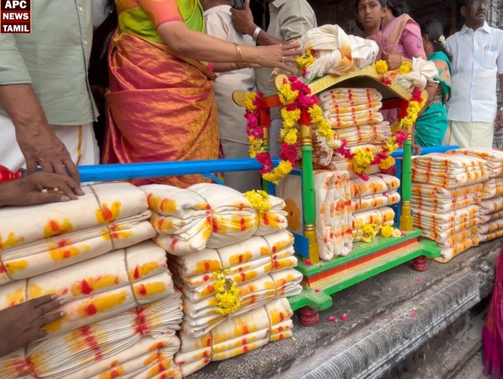 கார்த்திகை தீபம்: மகா தீபத்திற்கு பயன்படுத்தும் 1000 மீட்டர் காடாத்துணிக்கு சிறப்பு பூஜை…ஆன்மீகம்