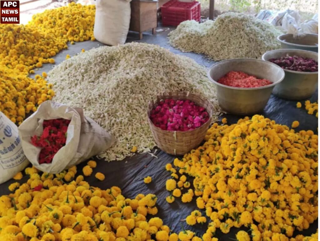 புத்தாண்டை முன்னிட்டு பூக்களின் விலை கிடுகிடு உயர்வு!!
