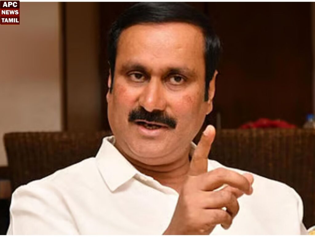 தமிழ்நாட்டு மக்களின் உயிர்களுக்கும், உடமைகளுக்கும் பாதுகாப்பு இல்லை – அன்புமணி ஆவேசம்