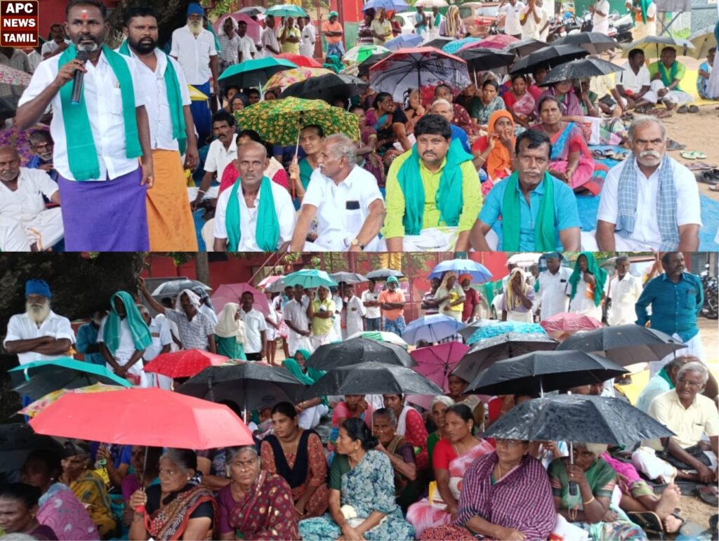 ஐந்து அம்ச கோரிக்கையை வலியுறுத்தி விவசாயிகள் உண்ணாவிரதப் போராட்டம்…