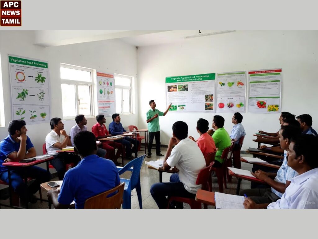 கெட்டுப்போகும் காய்கறி, பழங்களை கோடிகளாக மாற்றும் வித்தை!இலவச பயிற்சி…முதலில் வருபவர்கே முன்னுரிமை…