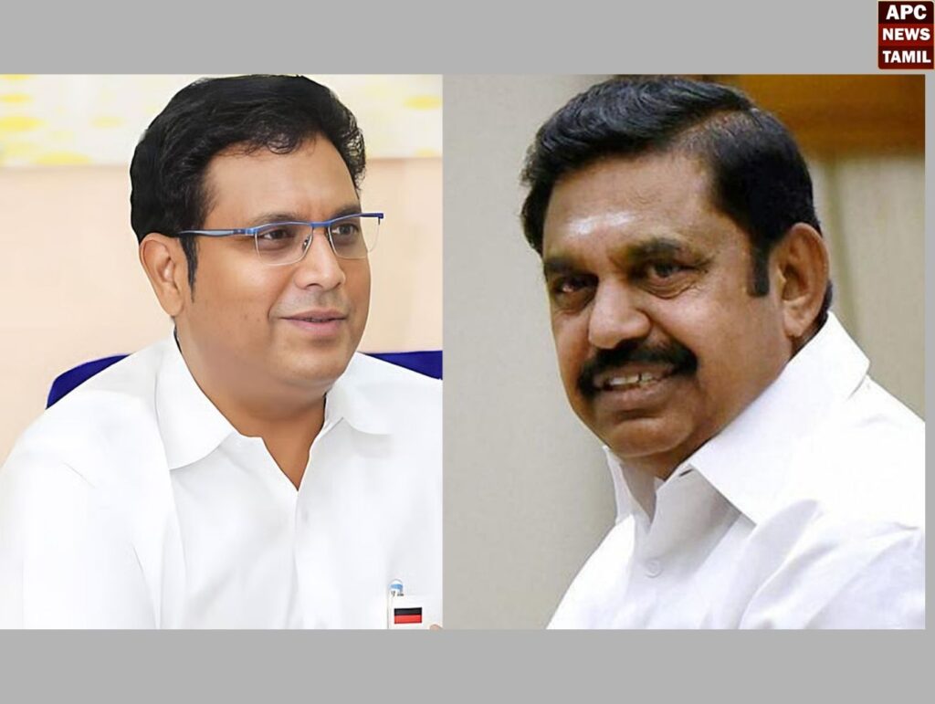 "டூப்" போட்டு அறிக்கை வெளியிட வேண்டிய அளவுக்கு அதிமுகவின் நிலைமை பரிதாபமாக போய்விட்டது - அமைச்சா் டி.ஆா்.பி.ராஜா