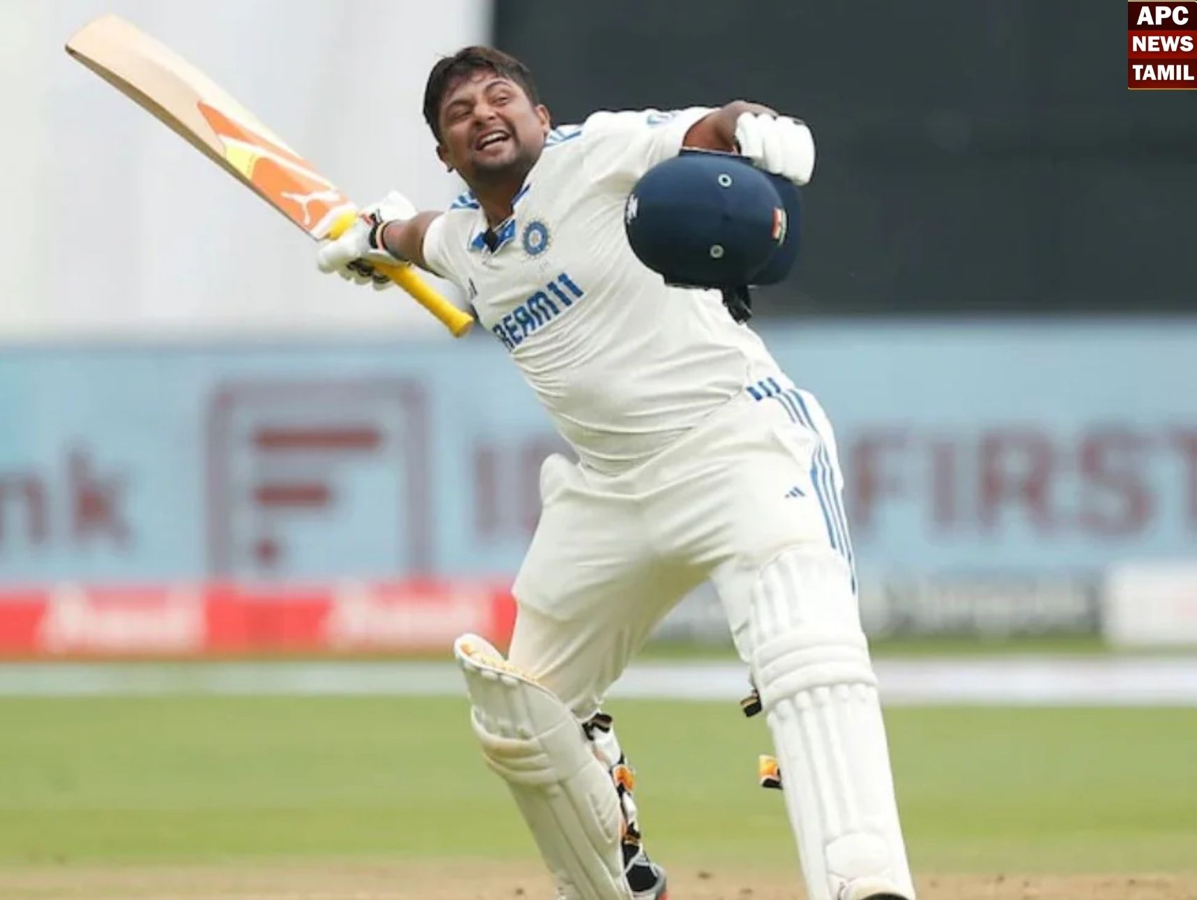 இரட்டை சதம் அடித்து சர்பராஸ் மிரட்டல்!!