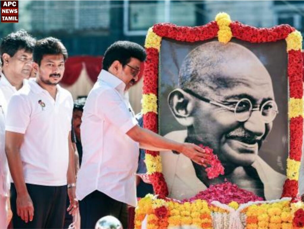 மதவெறியை மாய்ப்போம்; மகாத்மாவைப் போற்றுவோம் - முதல்வர்