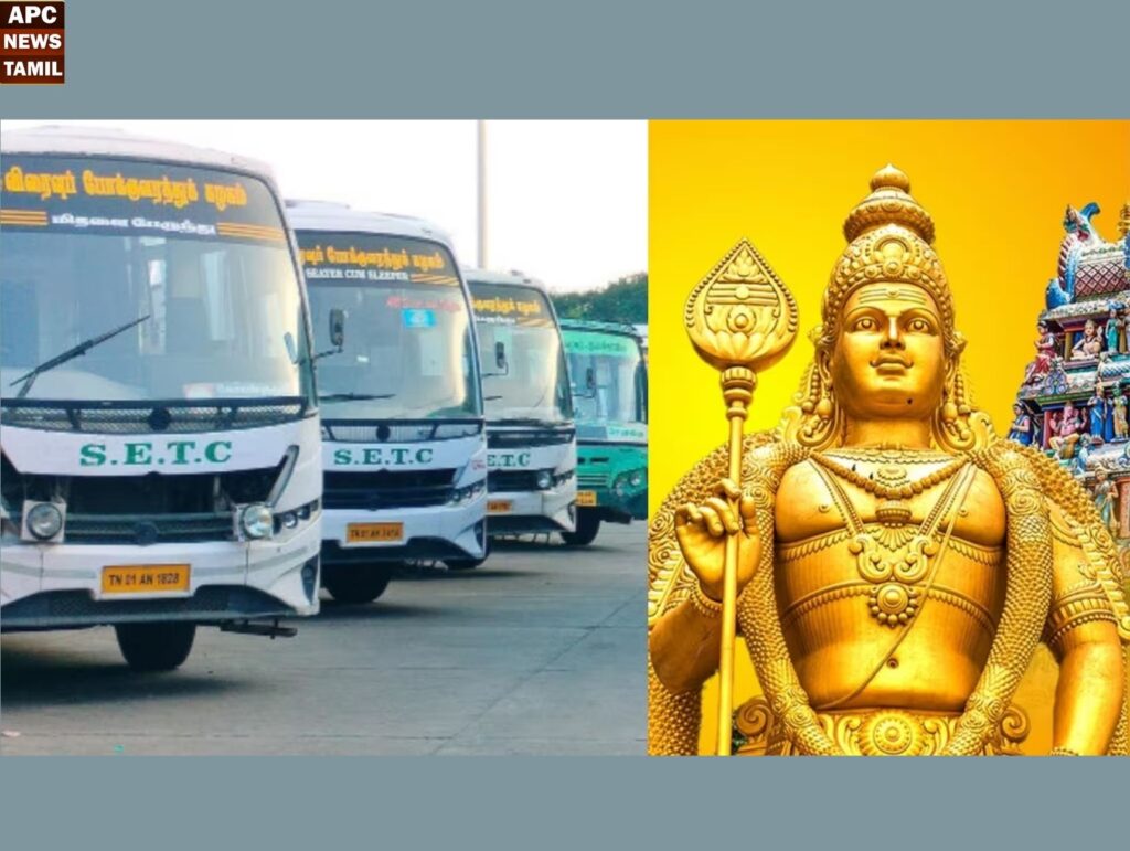 தைப்பூச திருவிழாவை முன்னிட்டு, முருக பக்தர்களுக்கு குட் நியூஸ்…