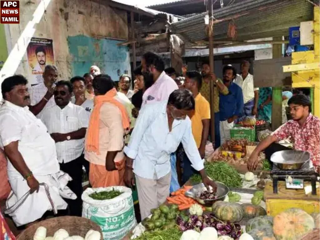 கள்ளக்குறிச்சி நகராட்சி காய்கறி கடைகளை அகற்ற எதிர்ப்பு….