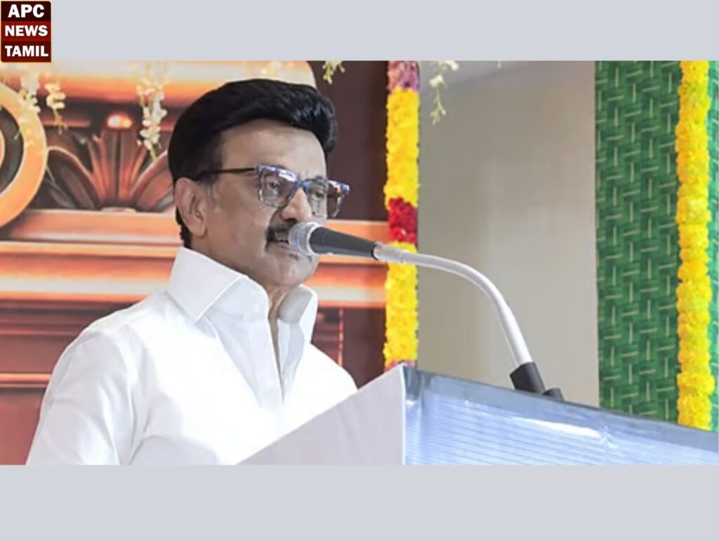 “தமிழே” என்று அழைத்திடும்போது கிடைத்திடும் இன்பம் மகத்தானது - முதல்வர்