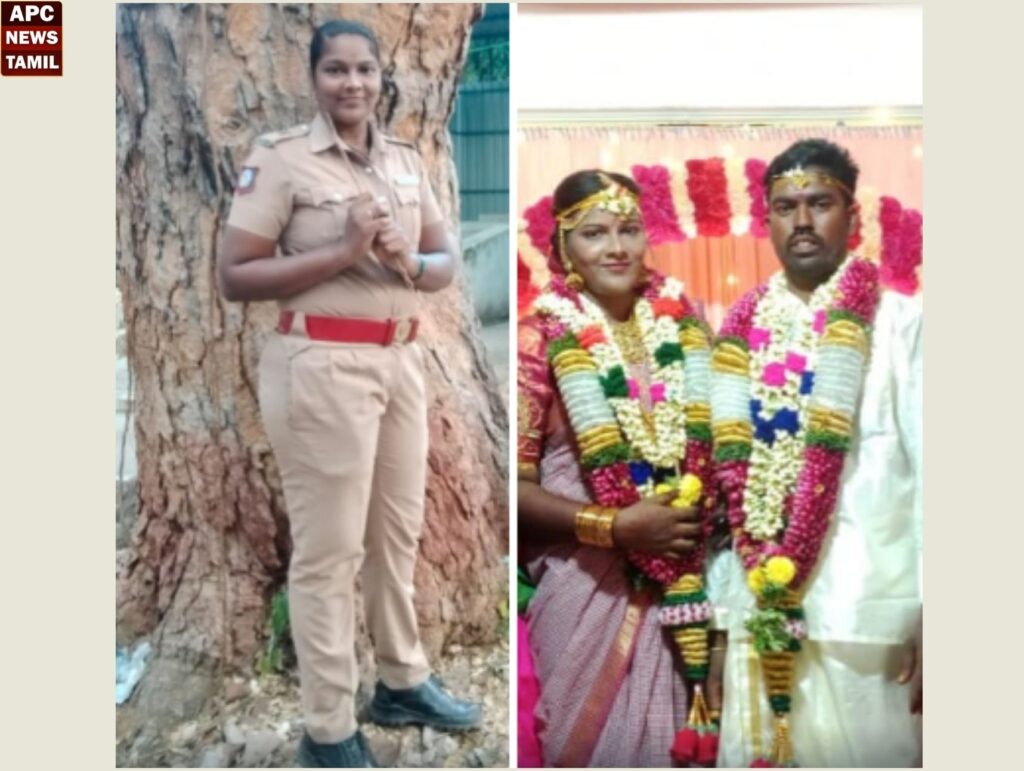 பெண் காவலர் தூக்கிட்டு தற்கொலை!! கணவன் கைது!!